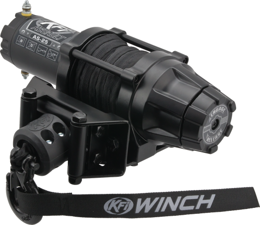 KFI Assault 2500 lb Synthetic Winch (Universal ATV/UTV) — alternate view 2