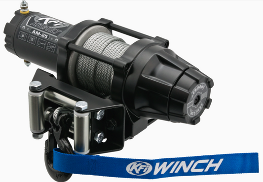 KFI 2500LB STEEL CABLE ASSAULT SERIES WINCH — alternate view 2