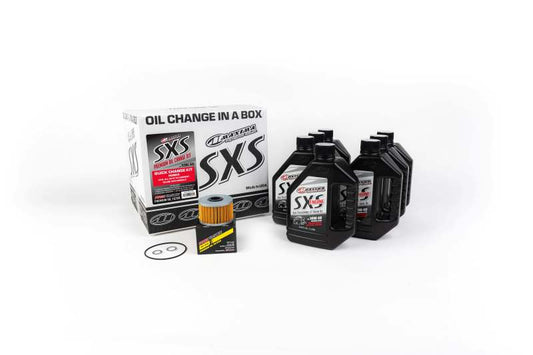 MAXIMA SXS OIL QUICK CHANGE KIT 10W40 W/ OIL FILTER HON TALON — alternate view 2