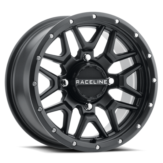 RACELINE KRANK WHEEL 14X7 4/156 5+2 (+10MM) BLACK — alternate view 2