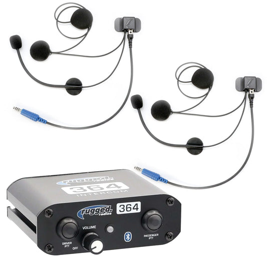 Rugged Radios Rugged Radios 364 Intercom Kit – 2-Person Bluetooth Intercom System