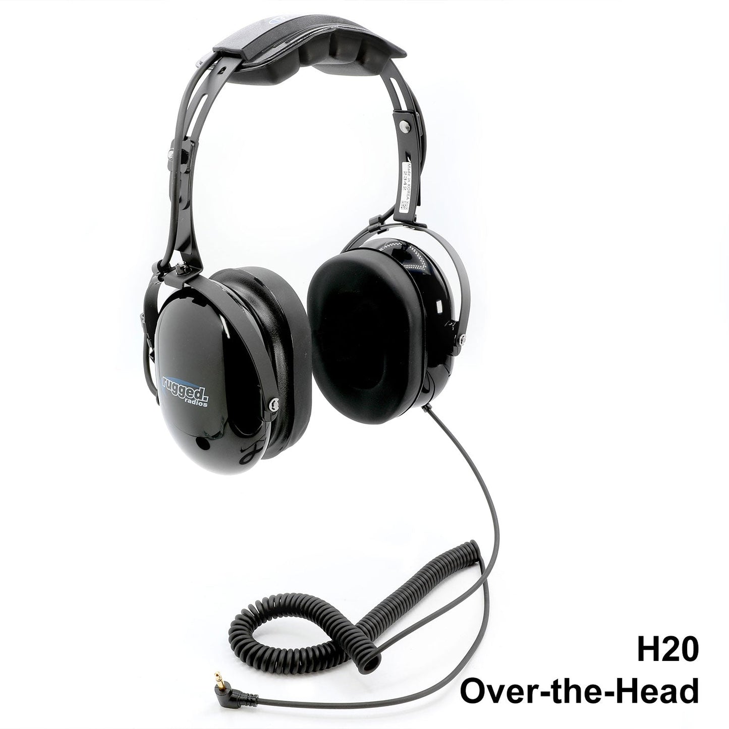 Rugged Radios Rugged Radios H20 Over-the-Head Listen-Only Headset - 3.5mm