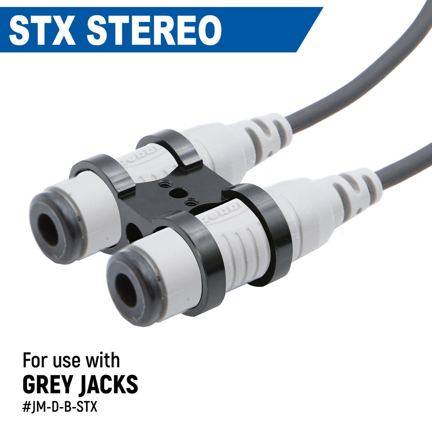 Rugged Radios Rugged Radios Dual Headset or Helmet Jack - Bar Mount
