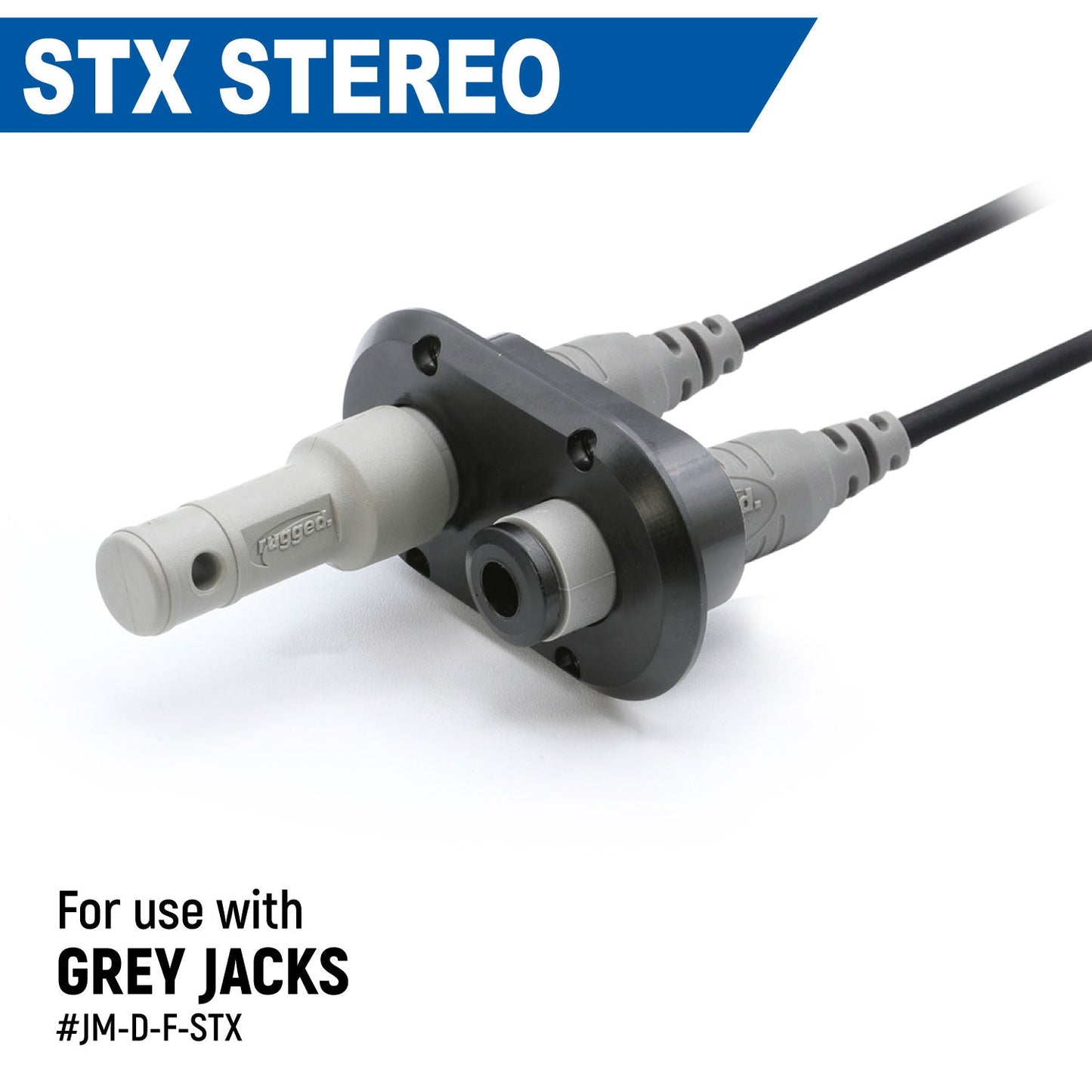 Rugged Radios Rugged Radios Dual Headset / Helmet Jack Flush Mount