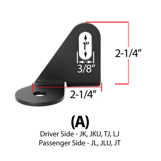 Rugged Radios Rugged Radios Antenna Mount for Jeep Wrangler TJ LJ JK JL and Gladiato
