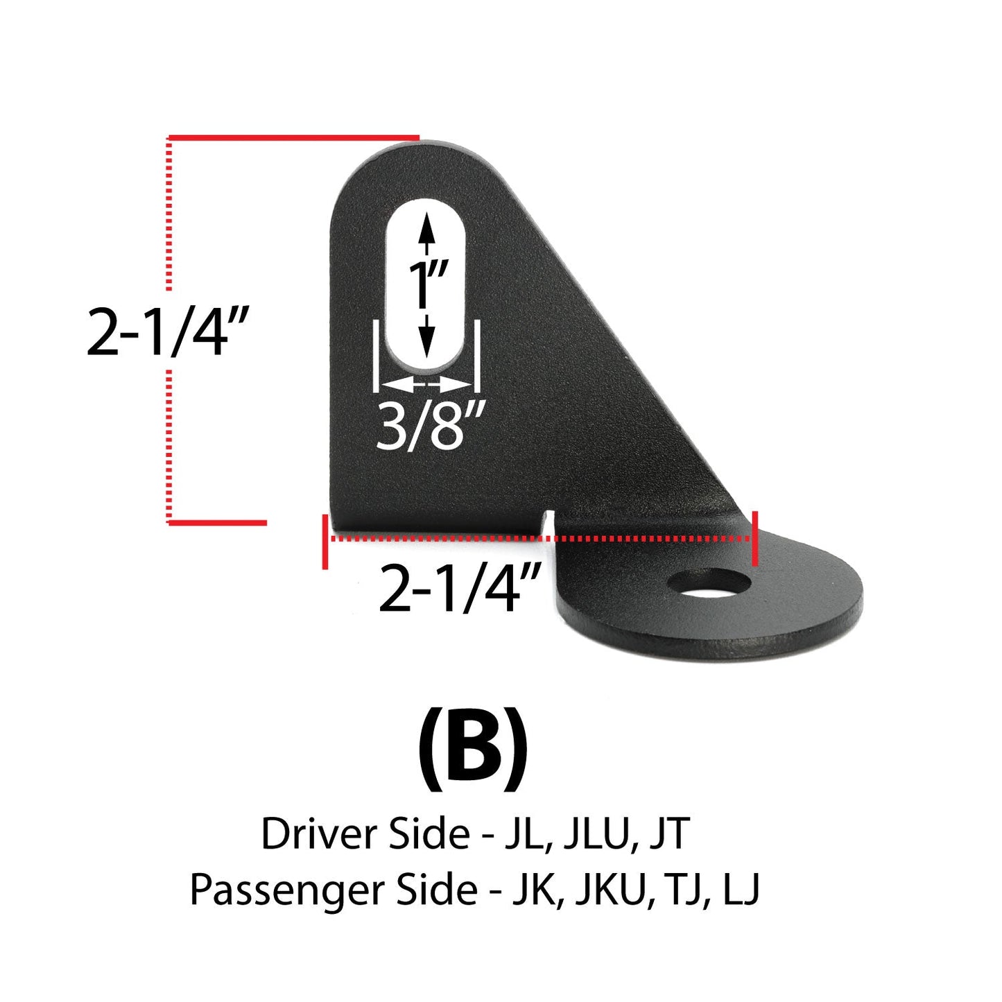 Rugged Radios Rugged Radios Antenna Mount for Jeep Wrangler TJ LJ JK JL and Gladiato