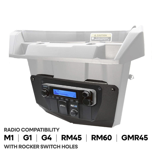 Rugged Radios Rugged Radios Can-Am Commander and Maverick - Glove Box Multi-Mount Ki