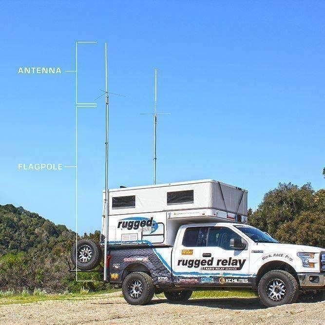 Rugged Radios Rugged Radios VHF Fiberglass Base Camp Antenna
