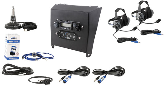 Rugged Radio Complete Kit for Kawasaki KRX