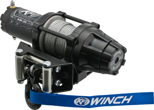KFI Assault 3500 lb Steel Cable Winch (Universal ATV/UTV)