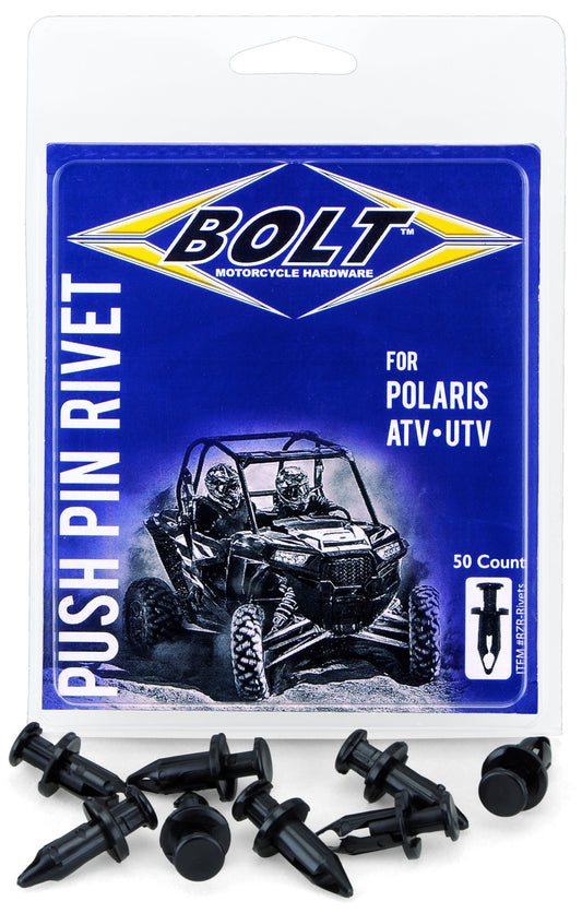 BOLT PRY RIVET SET POL ATV/UTV 50/PK M8