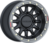 Raceline Alpha Beadlock 15x10 4/156 UTV Wheel — +10mm Black/Gunmetal