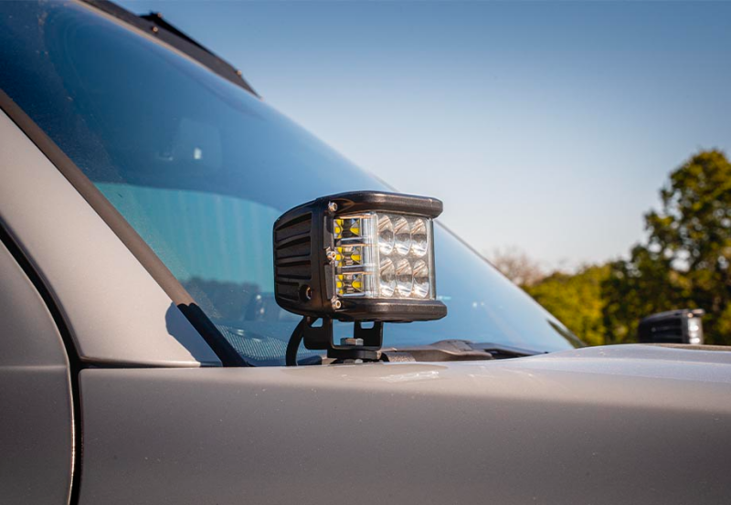 Cali Raised LED CAL Ditch Light Brackets Kit