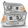 AlphaRex PRO-Series Halogen Projector Headlights 09-18 Ram Chrome