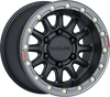 Raceline Alpha Beadlock 15x10 6x5.5 UTV Wheel — +25mm Black/Gunmetal