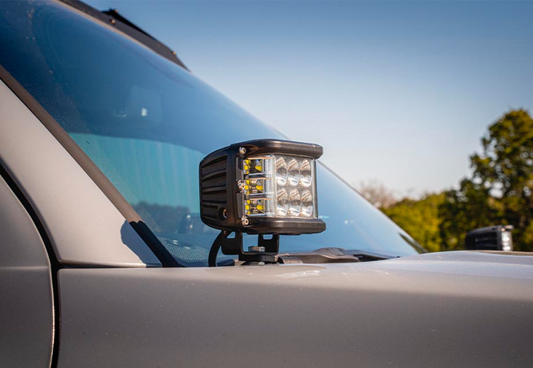 Cali Raised LED CAL Ditch Light Brackets Kit