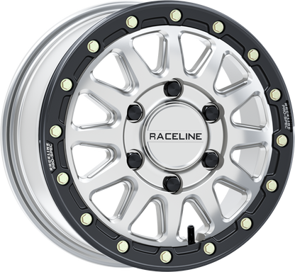 RACELINE ALPHA BDLK 15X6.5 6/5.5 (+74MM) SILVER/BLK