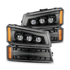 AlphaRex NOVA-Series LED Headlights 03-06 Silverado 1500 (Alpha-Black)
