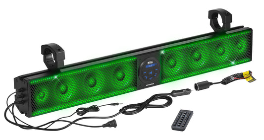 BOSS Audio 36" RGB Bluetooth Sound Bar for ATV & UTV (8 Speakers)