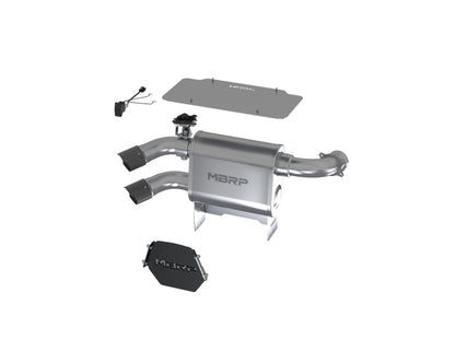 MBRP DUAL SLIP-ON SYSTEM W/ 3" ACTIVE EXHAUST CF TIP