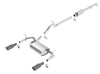Borla Touring Cat-Back Exhaust 2.5in for 12-18 Jeep Wrangler JK