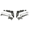 Rugged Ridge Front Fender Chop Brackets w/ DRL 18-24 Wrangler JL