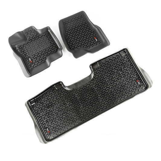Rugged Ridge RUG Floor Liners - Black