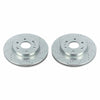 PowerStop Evolution Front Drilled & Slotted Rotors for Silverado 1500