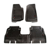 Rugged Ridge Front & Rear Floor Liners 18-26 Jeep Wrangler JLU 4-Door