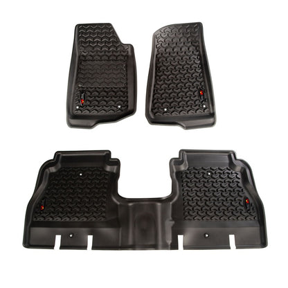 Rugged Ridge RUG Floor Liners - Black