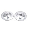 PowerStop Evolution Front Drilled/Slotted Rotors 05-18 Silverado 1500