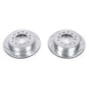PowerStop Evolution Rear Drilled Slotted Rotors 10-23 Lexus GX460
