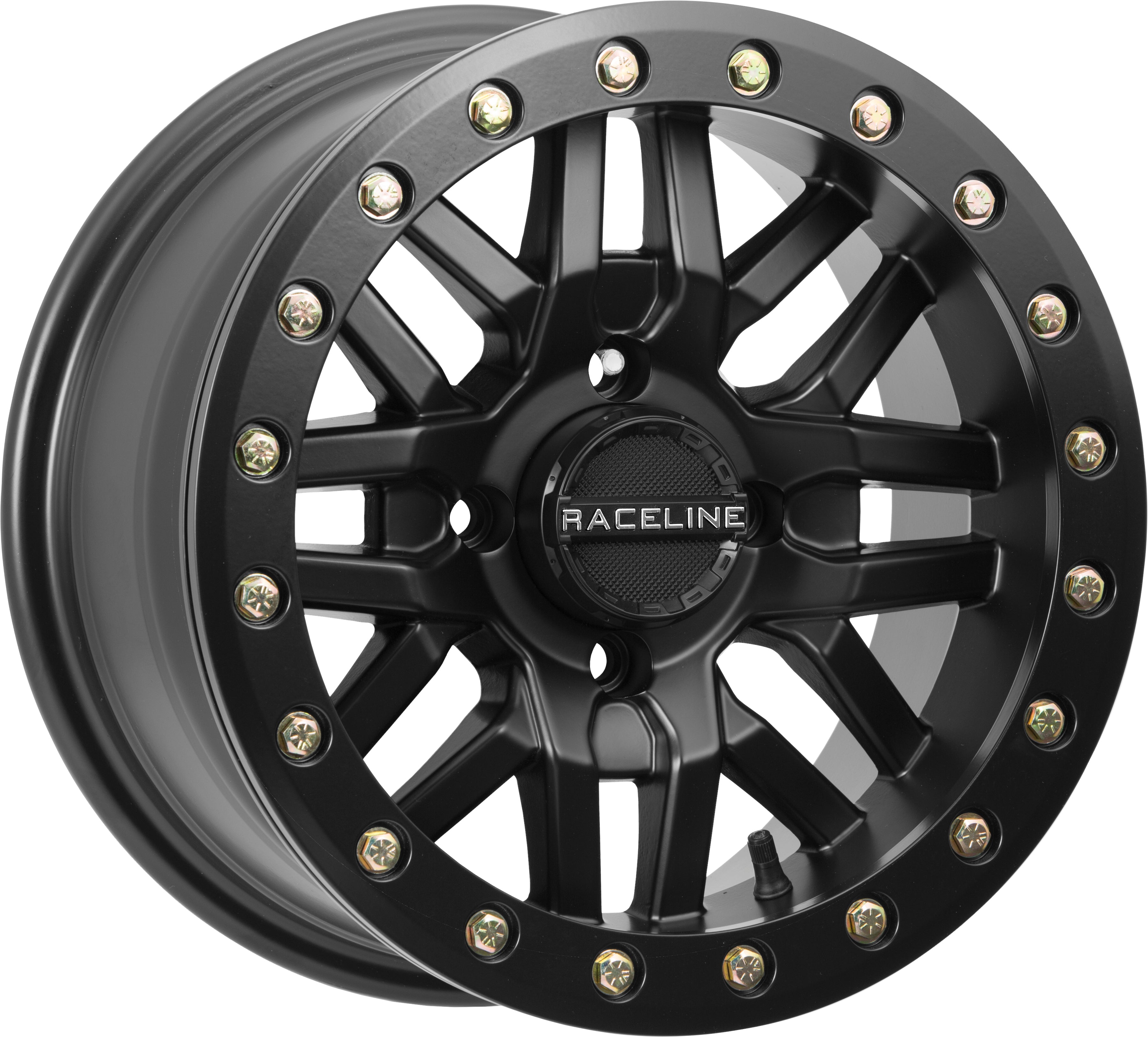RACELINE RYNO BDLK WHEEL 15X7 4/156 5+2 (+10MM) BLACK