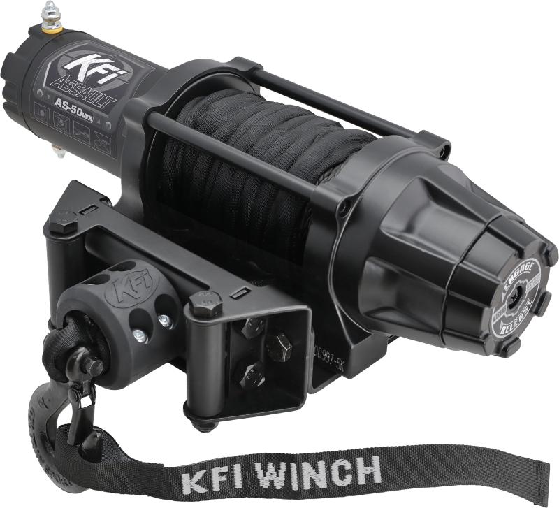 KFI Assault 5000 lb Wide Synthetic Winch (Universal ATV/UTV)