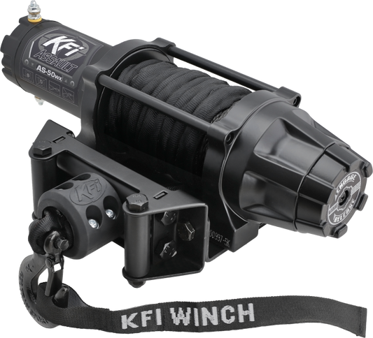 KFI Assault 5000 lb Wide Synthetic Winch (Universal ATV/UTV)