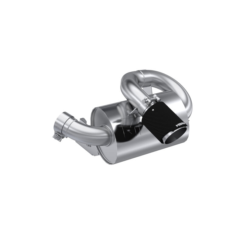 MBRP SINGLE SLIP-ON CENTER EXIT W/ 2.5" PERFORMANCE MUFFLER