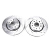 PowerStop Front Drilled & Slotted Rotors for 18-26 Jeep Wrangler JL
