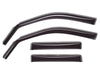 WeatherTech Side Window Deflectors Dark Smoke 15-20 Ford F-150