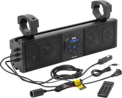BOSS AUDIO PLUG N PLAY 18" SOUND BAR 4 SPEAKERS FITS 1.5-2" BARS