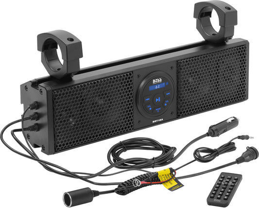 BOSS AUDIO PLUG N PLAY 18" SOUND BAR 4 SPEAKERS FITS 1.5-2" BARS
