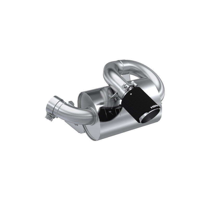 MBRP SINGLE SLIP-ON CENTER EXIT W/ 2.5" PERFORMANCE MUFFLER — alternate view 2
