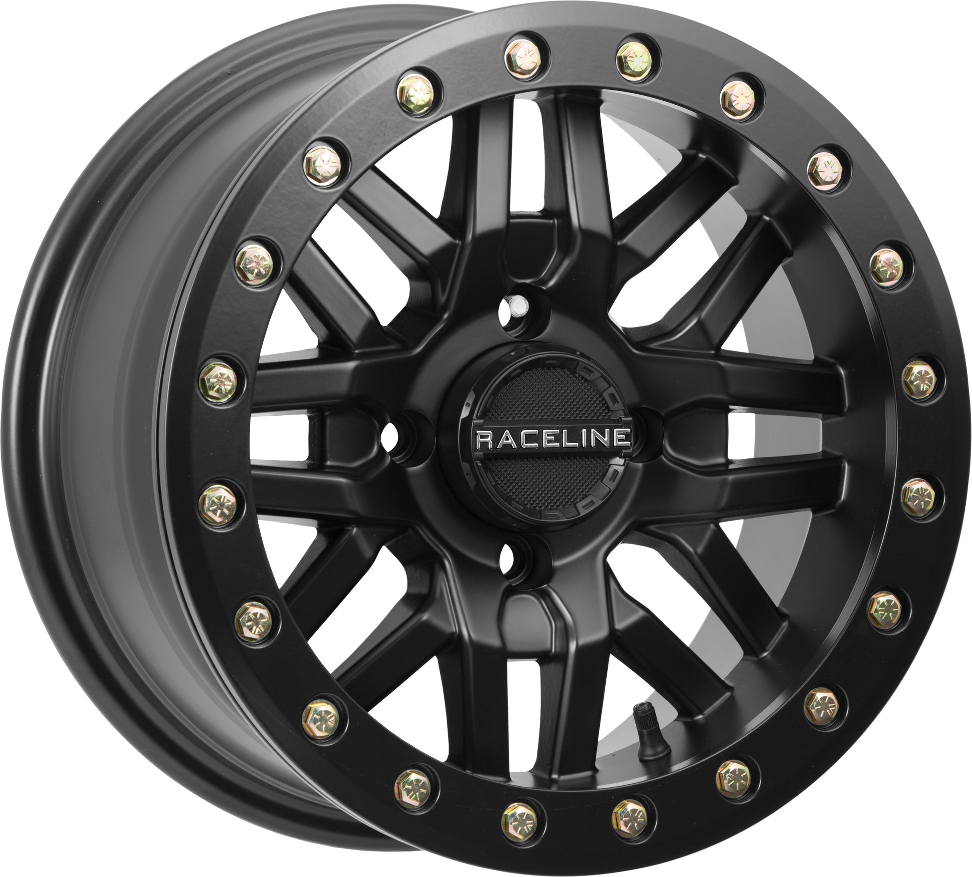 Raceline A91B Black Ryno Beadlock UTV Wheel — alternate view 2