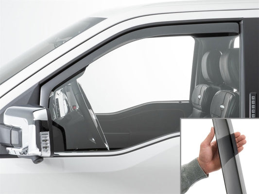 WeatherTech WT Deflector - Frnt - Drk Smk — alternate view 2