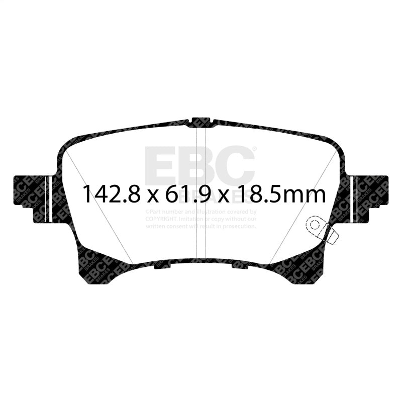 EBC Yellowstuff Brake Pad Sets — alternate view 2