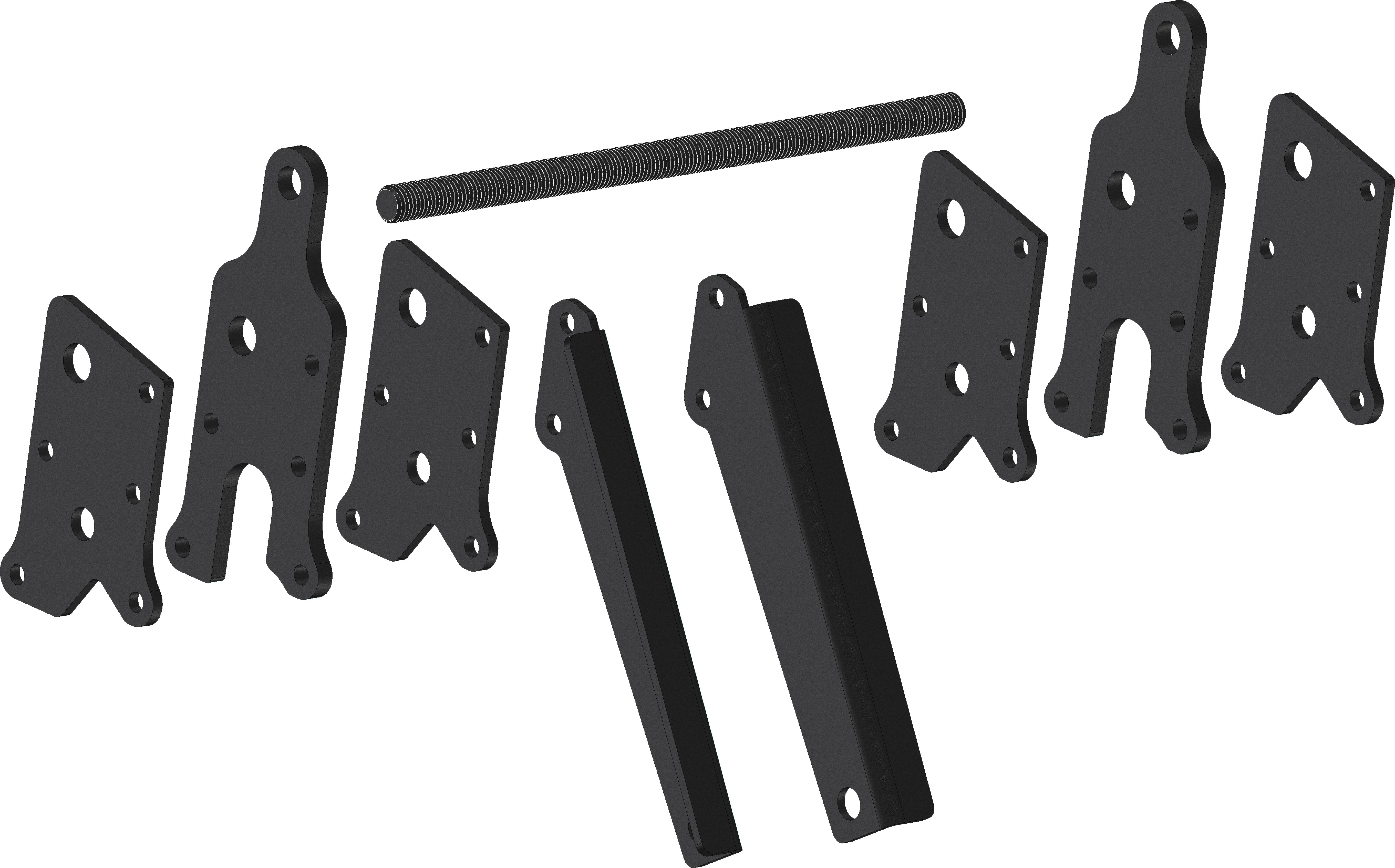 KFI UTV PLOW LIFT KIT 4" — alternate view 2