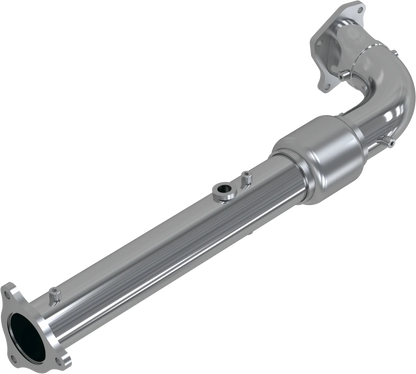 MBRP SINGLE SLIP-ON 2.5" RACE PIPE CHROME — alternate view 2
