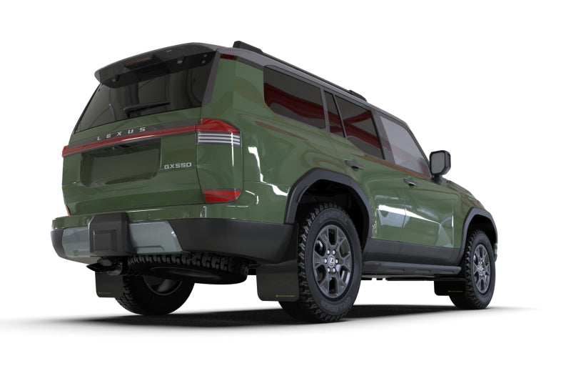 Rally Armor RAL UR Black Flap/Green Logo — alternate view 2