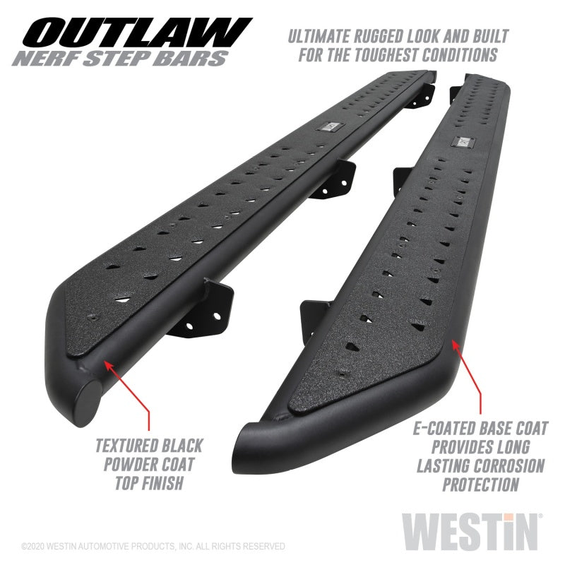 Westin WES Nerf Bars - Outlaw — alternate view 2