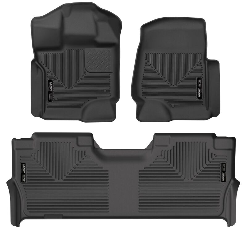 Husky Liners HL XAC - Front - 2nd Row - Black — alternate view 2