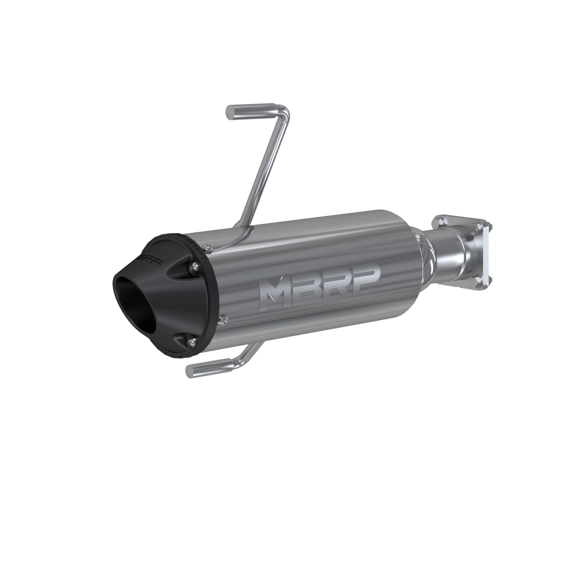 MBRP SINGLE SLIP-ON SYSTEM W/ 5" PERFORMANCE MUFFLER BLK TIP — alternate view 2